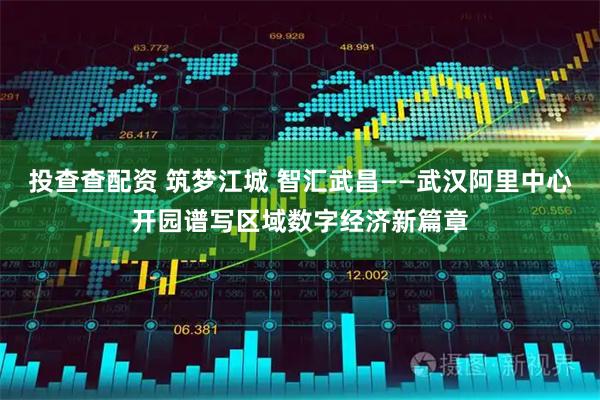 投查查配资 筑梦江城 智汇武昌——武汉阿里中心开园谱写区域数字经济新篇章