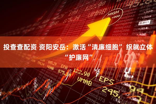 投查查配资 资阳安岳：激活“清廉细胞” 织就立体“护廉网”